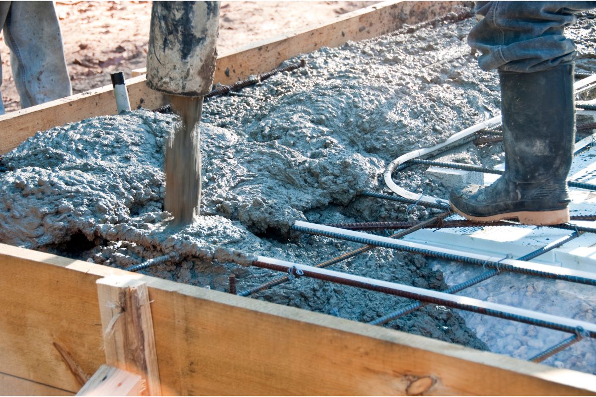 Pumping Concrete - Precision Concrete Fairfield County Concrete Contractors